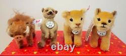354922 Disney's Lion King Miniature Mohair Limited Edition Set by Steiff
