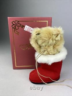 Annual Steiff Ornament Santa's Surprise Ltd Edition 10cm Box + COA #681059