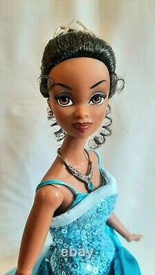 Ashton Drake Integrity Toys Limited Edition Tiana Doll Blue Sequin Gown