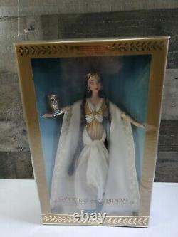 BARBIE COLLECTIBLES LIMITED EDITION GODDESS OF WISDOM BARBIE- NIB With PLASTIC