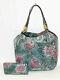 BRAHMIN Retired Limited Edition SOLANDRA FLORAL HIBISCUS MARIANNA and WALLET NWT