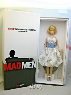 Betty Draper Mad Men Silkstone Barbie Doll Gold Label T2153 Limited Edition NRFB