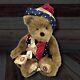 Boyds 4th of July Bear 16 In Georgie Articulated American Flag No 1697 July 2008