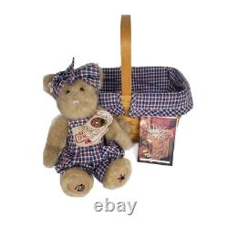 Boyds Longaberger Cat Star Steadsbeary 10 Limited Edition with Longaberger Bask