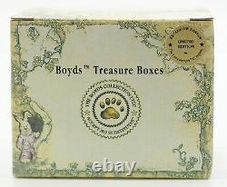 Boyds Treasure Box 2006 Christmas Collection Holly Basket Limited Edition NIB