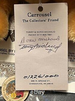 Carrousel Michaud 12 Mohair Winnie The Pooh Ltd Ed Rare 100 Made Disney In Box