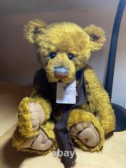 Charlie Bear Jonah Limited Edition Mohair Bear No. 3/350. Retired- From 2012