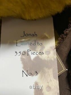 Charlie Bear Jonah Limited Edition Mohair Bear No. 3/350. Retired- From 2012