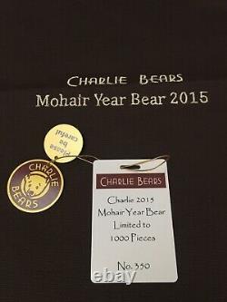 Charlie Bears 2015 Mohair Year Bear Retired Limited Edition Isabelle Lee Bear
