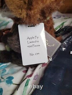 Charlie Bears Apple Pip Isabelle Lee Collection Limited Edition Retired & Tagged