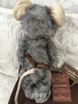 Charlie Bears Cheese Mouse 11 Limited Edition, Rare And Retired! 2011 Mohair