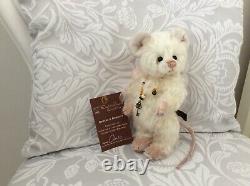 Charlie Bears Crumb Mouse 7 Limited Edition, Rare And Retired! 2011 Collection