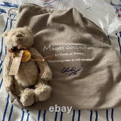 Charlie Bears Dinky Retired Limited Edition Teddy Bear 2015 New + Bag