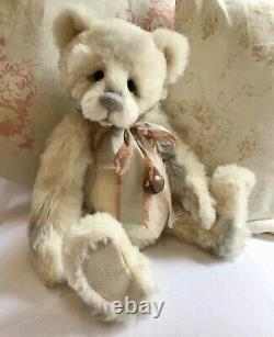 Charlie Bears Gorgonzola Mohair Isabelle Collection Retired Tags Bag Ex Cond