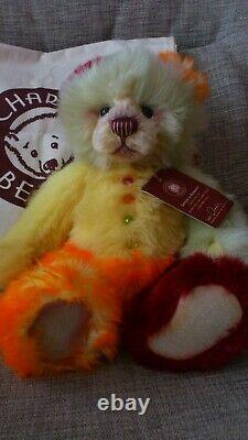 Charlie Bears Ice Lolly Limited Edition bear with tags Retired Secret Collection