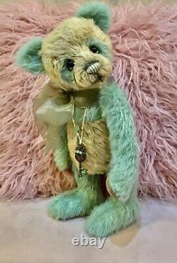 Charlie Bears Knick Knack Panda Bear Mohair Excellent Condition Tag Bag Retired