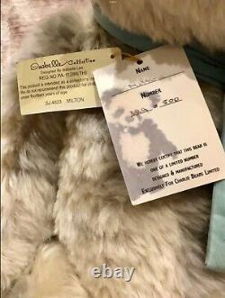 Charlie Bears Milton Mohair Bear Tags Retired Rare Excellent Condition Beautiful