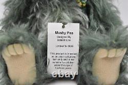 Charlie Bears Mushy Pea Minimo Limited Edition Retired & Tagged