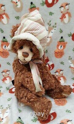 Charlie Bears Night Cap New With Tags And Bags, Mohair, 2021 Ltd Ed, Rtd, 16 Tall