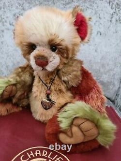 Charlie Bears TOFFEE APPLE Retired 2012 QVC SECRET COLLECTION LTD EDITION BEAR