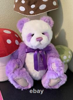Charlie Bears Violet Limited Edition QVC Bear. Tags 323 /2000. Free P&P