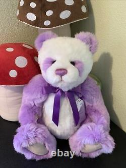 Charlie Bears Violet Limited Edition QVC Bear. Tags 323 /2000. Free P&P