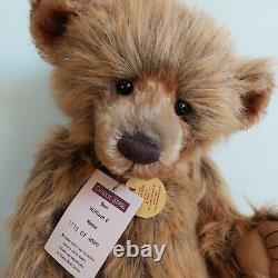 Charlie Bears William V Bear Retired 2012 With Tags & Bag Limited Edition