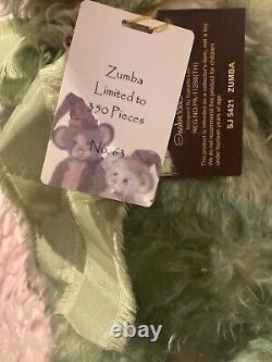 Charlie Bears `Zumba` 2016 Mohair Bear Limited Edition Number 63/350