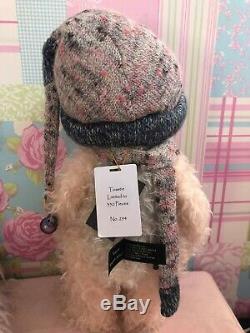 Charlie bears pink mohair hat bear Toastie Isabelle Lee Limited Edition retired