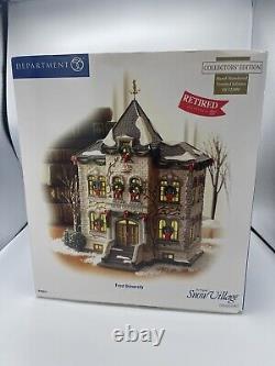 Department 56 FROST UNIVERSITY 799927 Collector's Ltd Edition- Retired