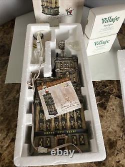 Department 56 The Times Square 2000 Tower Special Edition Gift Set See Descripti