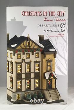 Dept 56 Limited Edition 7400 BEACON HILL 4030346 Christmas In the City D56 New