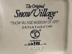 Dept 56 Snow Village MUSEUM OF ART Limited Edition #4,988 EUC 55618