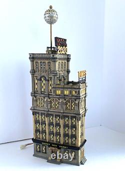 Dept 56 The Times Tower Special Edition Happy New Year UNTESTED NO LIGHTS POWER