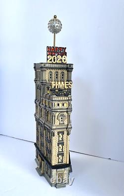 Dept 56 The Times Tower Special Edition Happy New Year UNTESTED NO LIGHTS POWER