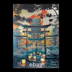 Displate THE FORBIDDEN TEMPLE Metal Poster Print Limited Edition New (Retired)