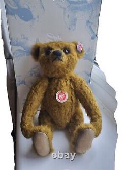 Edward steiff limited edition bear, golden green (retired)