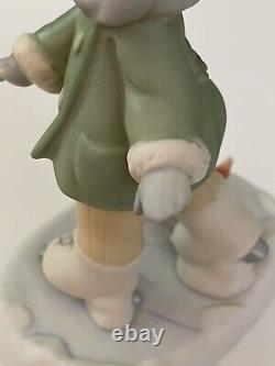 Enesco Lucy Attwell Won't You Skate With Me 567/5000 Porcelain Limited Edition