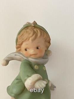 Enesco Lucy Attwell Won't You Skate With Me 567/5000 Porcelain Limited Edition
