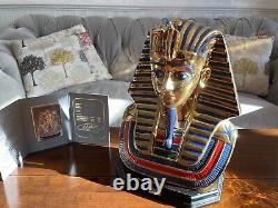Fabulous Limited Edition Nadal Porcelain Bust of Tutankhamun 1214 of 5000