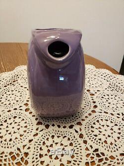 Fiesta Fiestaware Lilac Purple Pitcher Limited Edition Retired Large Disc RARE