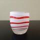 Glassybaby Candy Cane, New, Limited Edition, Retired