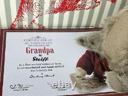 Grandpa Steiff Ltd Edition Mohair Bear 28cm Beige EAN690594 Box + COA