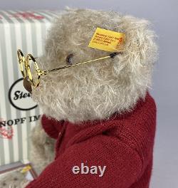 Grandpa Steiff Ltd Edition Mohair Bear 28cm Beige EAN690594 Box + COA