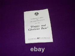 HERMANN SPIELWAREN ROYAL DIAMOND WEDDING ANNIVERSARY 2007 BEAR Ltd Edition