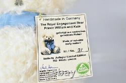 Hermann The Royal Engagement Bear Prince William and Kate Limited Edition Tagged