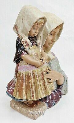 Huge Lladro limited edition retired My Baby Lladro Madre Castellana 895 Signed