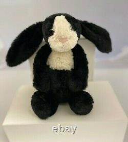 Jellycat Medium Bashful Dutch Black & White Bunny Rabbit, Ltd Edition, Rare, VGC