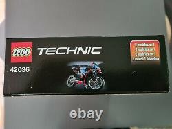 LEGO 42036 Technic Street Motorcycle Bike Retired Mint Boxed Free P&P