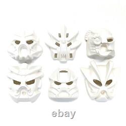 LEGO Bionicle Complete Set of Kanohi Nuva Masks for Toa Kopaka Nuva White